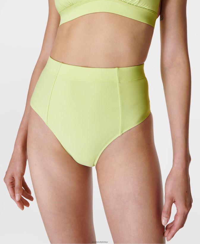 greyfurt yeşili Sweaty Betty kadınlar brook yüksek bel xtra life bikini altı 0Z88N8603