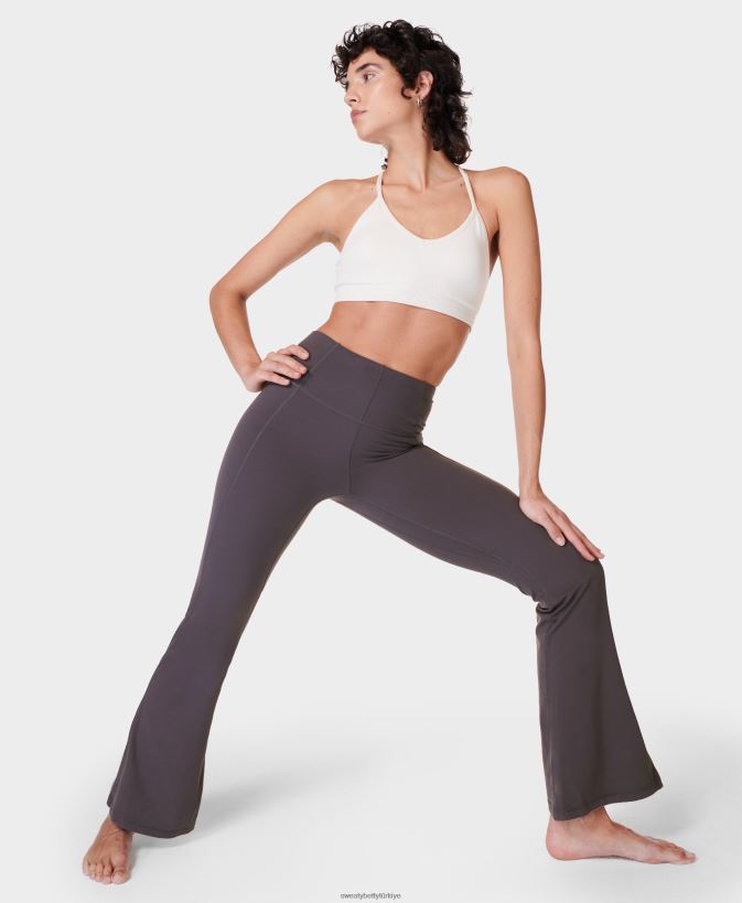 kentsel gri Sweaty Betty kadınlar süper yumuşak parlama yoga pantolonu 0Z88N8554