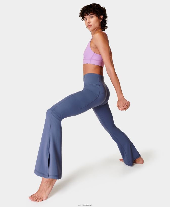 sonsuz mavi Sweaty Betty kadınlar süper yumuşak parlama yoga pantolonu 0Z88N8553